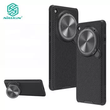 Чехол-подставка для камеры Nillkin Flip Cover для Oppo Find X7 Ultra Phone Cases Flip-Style Защитная задняя крышка для объектива Find X7 Ultra чёрный