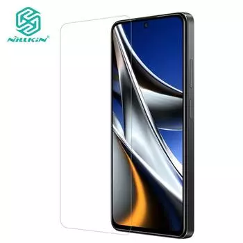 Nillkin Xiaomi Poco X4 Pro 5G Защитная пленка из закаленного стекла с защитой от отпечатков пальцев, антибликовым покрытием серии H, прозрачная 9H противовзрывная пленка для экрана Xiaomi Poco X4 Pro 5G чистый