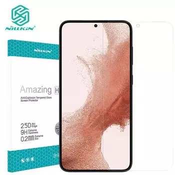 NILLKIN Закаленное стекло Samsung Galaxy S23 Plus с защитой от царапин и отпечатков пальцев с антибликовым покрытием H + Pro Прозрачная 9H противовзрывная защитная пленка для экрана