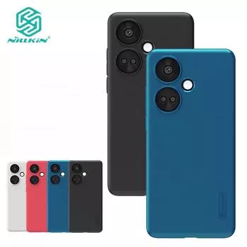 NILLKIN Жесткий чехол для телефона из поликарбоната для OnePlus Nord CE3 для Oppo K11, ультратонкий противоударный чехол с защитой от отпечатков пальцев, задняя крышка For OnePlus Nord CE3 белый