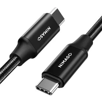 NIMASO USB C Type C Cable Fast Charging PD Compatible 4K 60Hz Video Output Type C Cable Compatible with Series iPad iPad Pro and other type C models