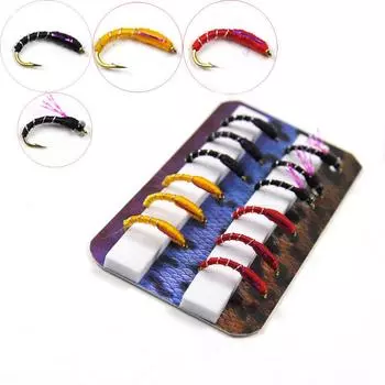 Нимфа, мухи, мухи для ловли нахлыстом, крючок для рыбалки нахлыстом, наживка для рыбалки нахлыстом, бесплатная отправка коробки