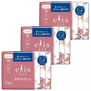 ninagawa совместный дизайн Eris ощущение голой кожи с крыльями 36 см для тяжелых 28 листов листы x 3 M/mika (особенно ночи) (9 упаковок) [Оптовая покупка]