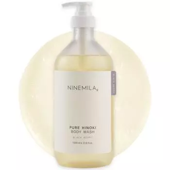 Nine Mila Pure Hinoki Body Wash Blackberry Fragrance, 1L, 1 unit