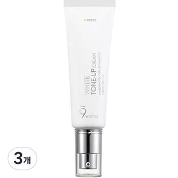 Nine Wishes Vegan White Tone-Up Cream SPF21, 3, 50 мл