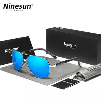 Ninesun Classic Aluminum Sunglasses Men Pilot Polarized Women Male Sunglasses For Driving UV400 Oculos de sol