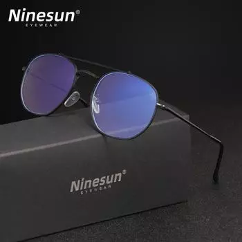 NINESUN Classic Anti Blue Light Очки Компьютерные Очки Блокировка Синего Света Компьютерные Очки Для Женщин Мужчин Студенческие Очки Для Работы Чтения чёрный
