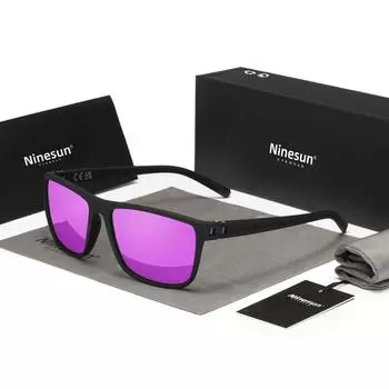 Ninesun мужские солнцезащитные очки поляризованные UV400 защитные зеркальные линзы очки для вождения модные женские спортивные противоскользящие очки для активного отдыха