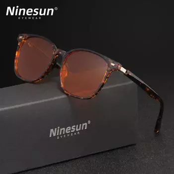 NINESUN Прямоугольные очки с блокировкой синего света для женщин и мужчин, очки с защитой от синего света, компьютерные очки с оптической линзой, снимающие усталость