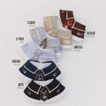 Ninimal Necktie Cape Navy 10cm Cotton Doll Clothes