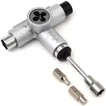 NINJA T TOOL PERFECT X T Tool Wrench Skateboard Skateboard Tool Silver F