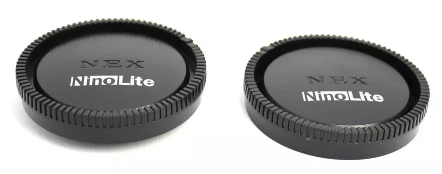 NinoLIte Camera Cap Set of 2 Sony Lens Rear Cap and Body Cap E-mount
