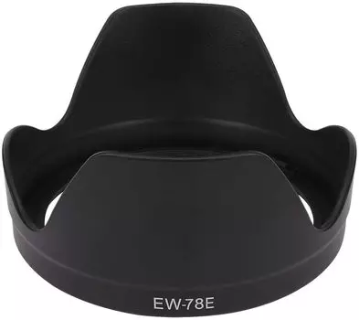 NinoLite IS USM compatible lens filter and lens cap can be attached when the hood is reversed Black EW-78E, EF-S15-85mm F3.5-5.6 hood,