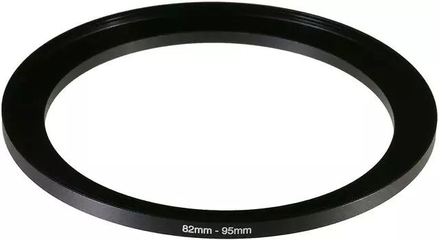 NinoLite Ring 82mm to 95mm Aluminum Alloy Adapter Ring for Camera Lens Black Step-Up (Step-Up Ring)