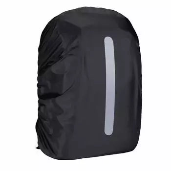 [Ninonly] Чехол для рюкзака, дождевик, прочный водонепроницаемый, водонепроницаемый до 8000 мм, высокая прочность, светоотражающая лента, дождезащитный козырек, ветрозащитный козырек
