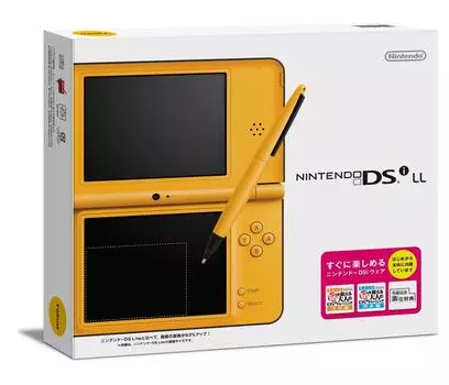 Nintendo DSi LL Yellow by [Discontinued manufacturer]