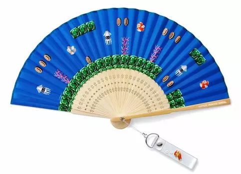 Nintendo Sales Super Mario Travel Fan (Underwater Course) NSL-0095