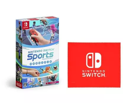 Nintendo Switch Sports Switch Салфетка из микрофибры с логотипом Switch (Нинтендо Спорт) -переключатель (Нинтендо включено)