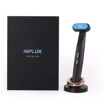 NIPLUX Eye Facial Equipment EMS Tricolor LED Vibration Heat 4-в-1 Lift Care Eye Care Small Face Electric Beauty Appliance Beauty Goods REFINE EYE