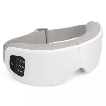 NIPLUX EYE RELAX S Согревающее средство для глаз Маска для глаз Горячая маска для глаз Аккумуляторная косметика для глаз Уход за глазами Функция Bluetooth Музыка NIPLUX White [Новый выпуск]