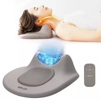 NIPLUX NECK PREMS Растяжка шеи Растяжки вокруг 15 минут 5 16 уровней интенсивности Плечи Шейный отдел шеи Двунаправленный Уважение к серый