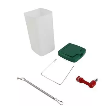 Ниппельная поилка для кур, подвесная, герметичная, большая емкость, ниппельная поилка для птицы, для фермы, 1 л L