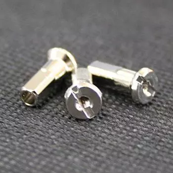 Ниппель Star Spoke Brass, серебристый 14BR #14 (72 шт.) серебряный