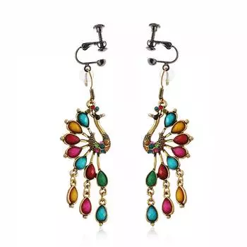 Зажим для сосков Сексуальный павлин Открытый экран Соблазнение Стимуляция Секс-игрушка Секс для пары Взрослые секс-инструменты Женский