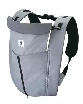 Nippon Atex Cinq Manuel Cube baby carrier for newborns and compact storage Pocketable Gray 0 months and up 5-way 01-125