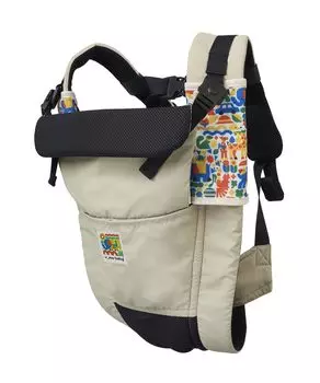 Nippon Atex Yumobaby carry light beige Can be used from lying holding facing baby carrier with shoulder newborn to 3 years old 5-way newborns, down,