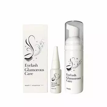 Nippon Chemicos Eyelash Glamorous Care Wash 50ml Essence 10ml Serum Clear Set Essence Co., Ltd. (eyelash/eyebrow care) & +
