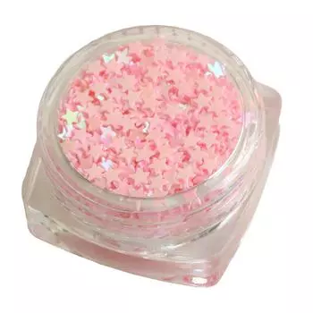 Nippon Chuko NBK Star Sequins 3g 2mm Pink Approx. KE986-P