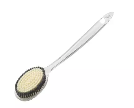 Nippon Clintec Pureness Body Brush Hybrid Type Natural Length 40cm Good Foaming Reaches Up to Back Hybrid Type Made in Japan