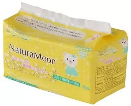 Nippon Green Pax Natura Moon гигиенические прокладки перья для дневного использования на загруженных участках 6 пакетов Co., Ltd.. (нет дней) набор