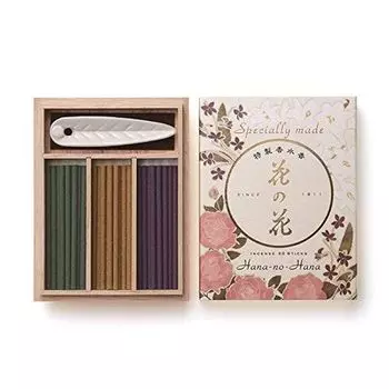 Nippon Kodo High Quality Flower Assortment of 30 Pieces Japanese Quality Incense (Rose, Lily, Violet)