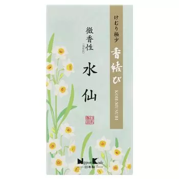 Nippon Kodo Incense knot слегка ароматный нарцисс-роза 110 г чёрный