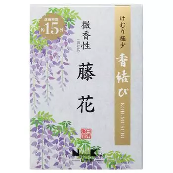 Nippon Kodo Incense Knot Slightly Scented Wisteria Mini 60 г
