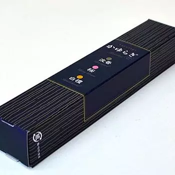 Nippon Kodo Kayuragi Ассорти из вишни 45 штук В комплекте с подставкой для благовоний Агаровое дерево, Цветы, Сандаловое дерево, Палочки,