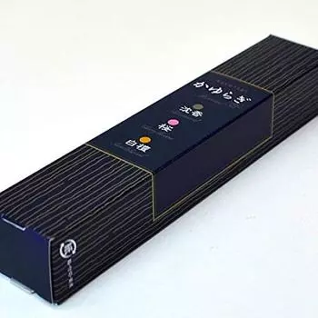 Nippon Kodo Kayuragi Ассорти из вишни 45 штук В комплекте с подставкой для благовоний Агаровое дерево, Цветы, Сандаловое дерево, Палочки,