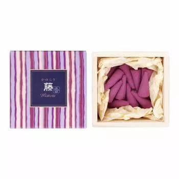 Nippon Kodo Kayuragi Wisteria Cone 12 шт. с подставкой для благовоний, белые 12 шт. (х 1) белый