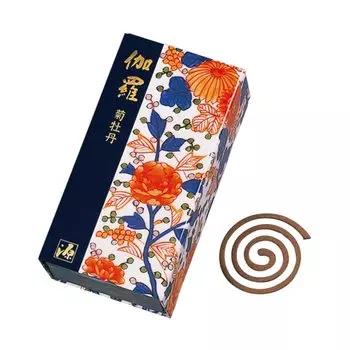 Nippon Kodo Kyara Хризантема Пион Завиток 12 томов коричневый