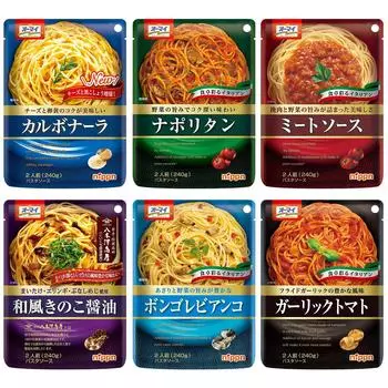 Nippon Oh My Pasta Sauce Oh My Carbonara Неаполитанский мясной соус Японский грибной соевый соус Vongole Bianco Чесночный томатный соус 240 г типы 1 шт. каждого набора