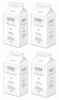 Nippon Paper Crecia Scotty влажные салфетки сменный блок 130 листов x 4P