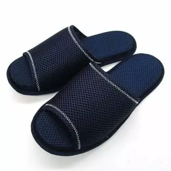 Nippon Slippers Slippers Cleandays Washable Outside Sewing Mesh Navy Indoor Room Shoes Shoes 300773 27-29cm Men s Women s