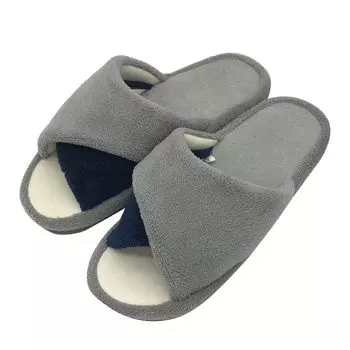 Nippon Slippers Slippers MOFF Cross Band Gray 647922 25-26cm