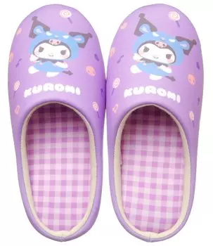 Nippon Slippers Slippers Sanrio Characters Kuromi Room Shoes Purple 260424 22-24cm