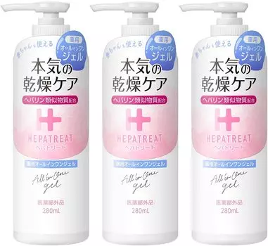 Nippon Zetoc of Hepatrit Лечебный гель 280 мл 280 мл [Набор 3] Все в одном (Квази-лекарство) (x 3)