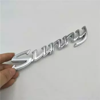 NIS/SAN B110 B14 B15 Sentra Turu DATSUN 1200 Sunny Задняя эмблема Логотип серебряный