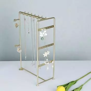 Ниша Дизайн Ожерелье Держатель Серьги Стеллаж Для Хранения Серьги Стенд Подставка Для Ювелирных Изделий чёрный