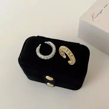 Ниша Пустое кольцо Женский дизайн Чувство Изысканная индивидуальность Простая мода Элегантный темперамент Универсальное кольцо Кольцо